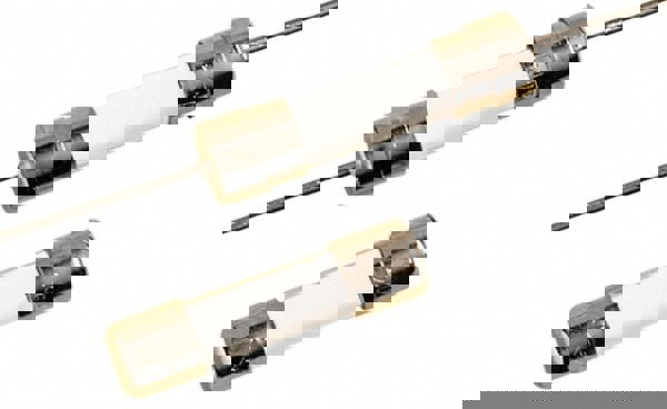 Cylindrical Time Delay Fuse: 2 A, 20 mm OAL, 5 mm Dia
